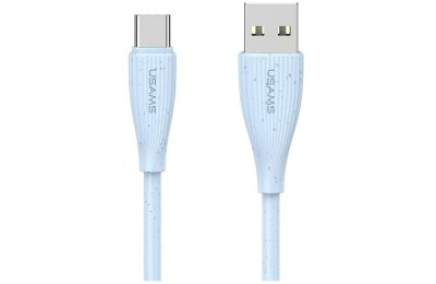 Kabel USB - USB-C USAMS Green Series SJ714 18W 1 m Niebieski