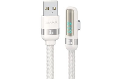 Kabel USB - USB-C USAMS US-SJ651 66W 1.2m Biały