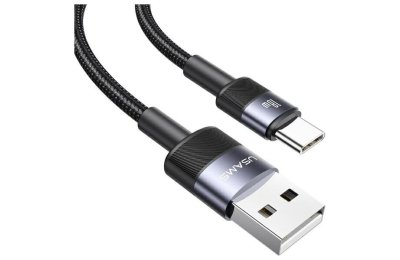 Kabel USB - USB-C USAMS US-SJ718 18W 1.2 m Czarny