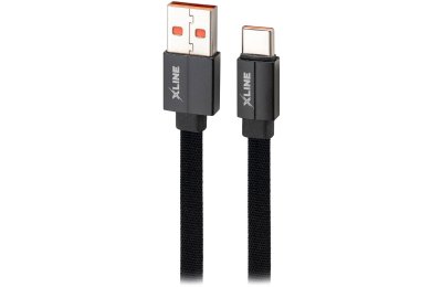 Kabel USB - USB-C XLINE UC02KFC-AC 60W 2 m Czarny
