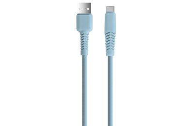 Kabel USB - USB-C XO KSC-C-1.523 2.1A 1.5m Niebieski