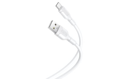 Kabel USB - USB-C XO NB212 2.4A 1 m Biały