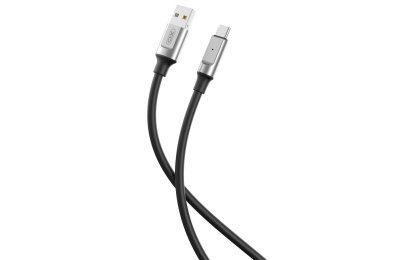Kabel USB - USB-C XO NB251 6A 1 m Czarny