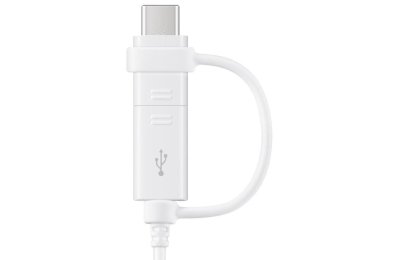 Kabel USB - USB - Typ-C/Micro USB SAMSUNG 1.5 m Biały