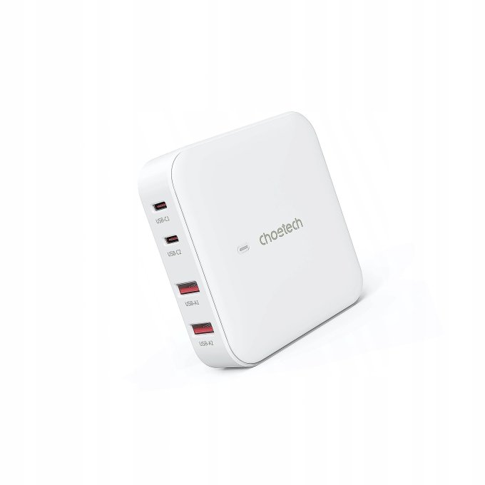 Choetech PD8008 GaN 100 W 2x USB-C + 2x USB-A