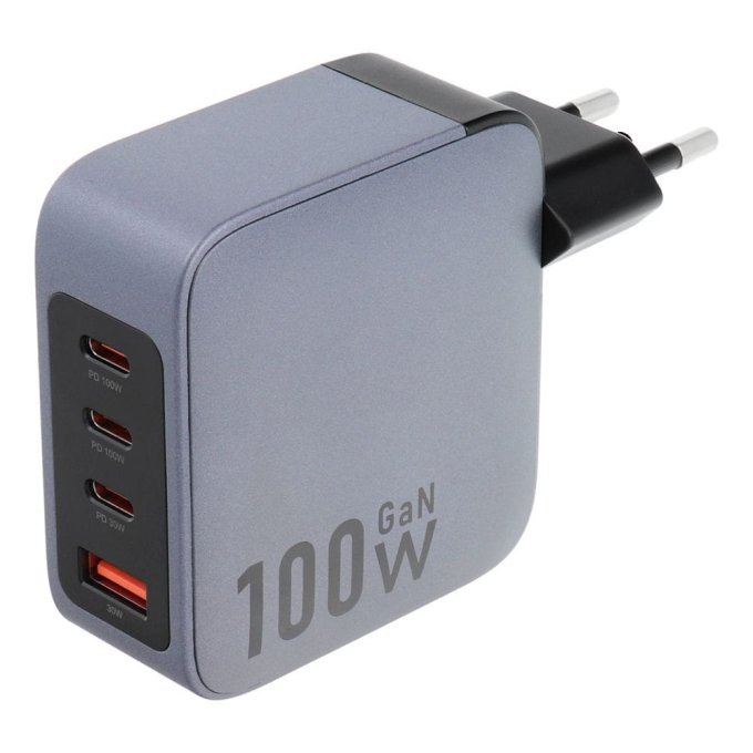 Forcell GaN 100 W USB-C + USB-A