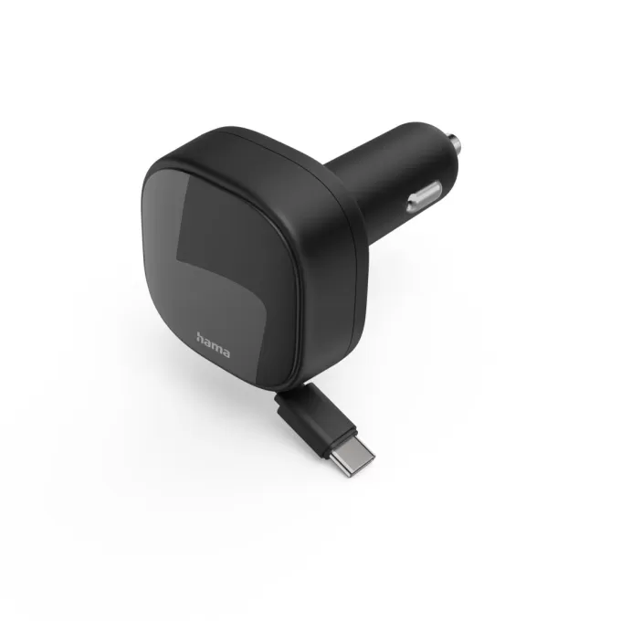 Hama 30W kabel zwijany 2x USB-C samochodowa 00201964