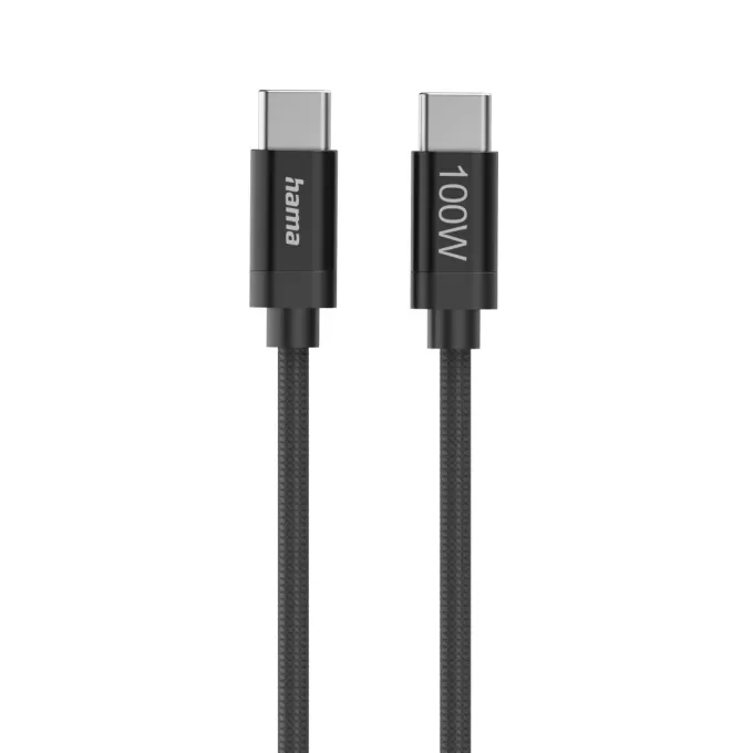 Hama Fabric USB-C 100 W nylon