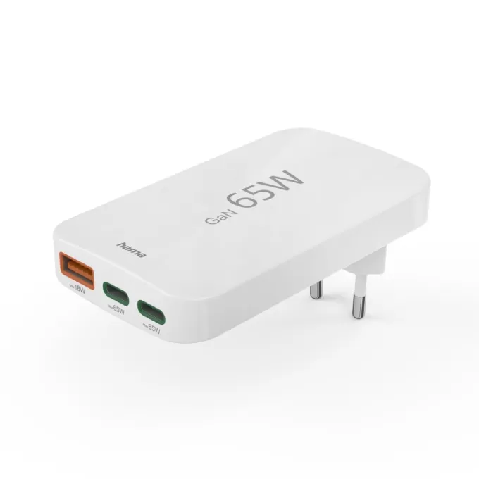 Hama GaN 65W składana 00125144