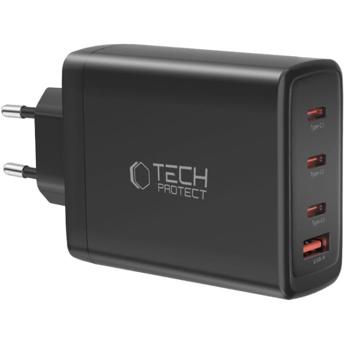 Tech-Protect NC140W-GAN 3x USB-C + USB-A